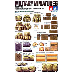 Tamiya Figurine Mignature Modern Us Military Equipment Set