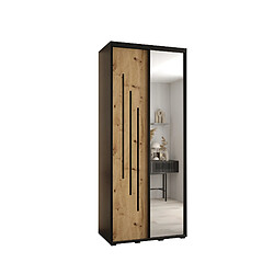 Abiks Meble Armoire DAVOS 9 À Portes Coulissantes 235,2/100/45 2 Portes