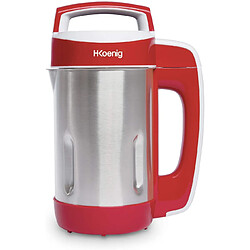 H.Koenig blender chauffant de 1,1L 850W rouge gris