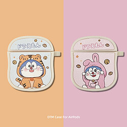 GUPBOO Airpods Coque Housse Étui Protecteur Compatible pour AirPods Pro-Gommage Doraemon