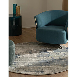 Hadorn Tapis 240x240 Bleu Davos Mesh