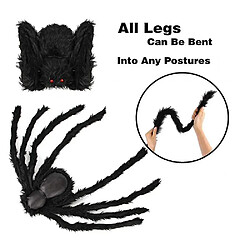 Avis Universal Décoration araignée halloween araignée poilu réaliste déco flippante (50 cm)