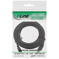 Avis Câble InLine® Micro USB 2.0 USB Type A à Micro-B mâle noir 5m