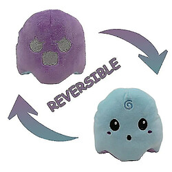 Universal Poupée mignonne réversible retourner le jouet en peluche un jouet en peluche avec des expressions double face et une relaxation