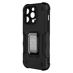 Avizar Coque iPhone 14 Pro Max Antichoc Hybride avec Anneau Support Magnétique Noir