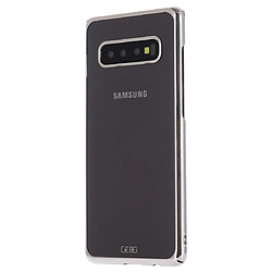 Wewoo Coque Rigide Pour Galaxy S10 Etui de protection contre les chocs GEBEI PC Argent