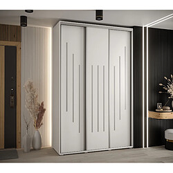 Abiks Meble Armoire DAVOS 8 À Portes Coulissantes 235,2/150/45 3 Portes