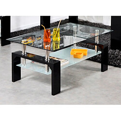 Acheter UB DESIGN SALON Table basse Dana 100 x 60 cm noire