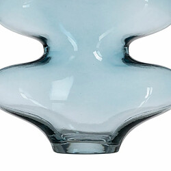 BigBuy Home Vase Bleu Verre 18 x 7,5 x 21,5 cm pas cher