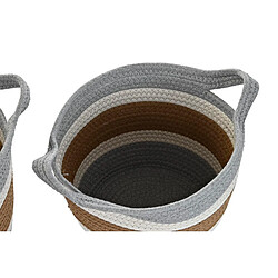 Avis Set de basket DKD Home Decor Fibre (33 x 33 x 26 cm) (2 Unités)