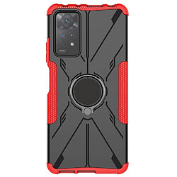 Coque en TPU anti-chute avec béquille pour votre Xiaomi Redmi Note 11 Pro 4G (Mediatek)/Pro 5G (Qualcomm) - rouge