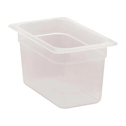 Bac Polypropylène GN 1/4 - 2 Profondeurs - Cambro