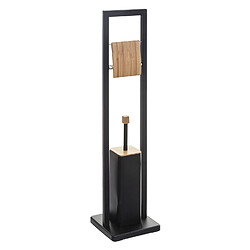 Atmosphera, Createur D'Interieur Valet WC scandinave Natureo - H. 80 cm - Noir