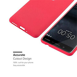 Avis Cadorabo Coque Nokia 5 2017 Etui en Rouge