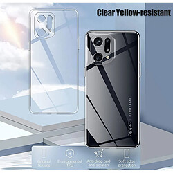 Avis Htdmobiles Coque pour Oppo Find X5 5G - housse etui silicone gel fine 360 integrale (avant et arriere) + verre trempe - TRANSPARENT