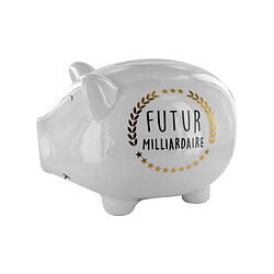 The Concept Factory Tirelire cochon XXL Futur milliardaire.