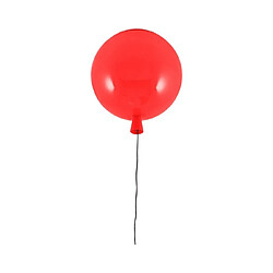 HOMEMANIA Lampe de Plafond Balloon Plafonnier - Ronde - Murale - Rouge 30 x 30 x 33 cm, 1xMax 24W, E27