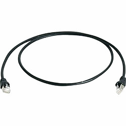 Acheter Telegärtner Telegartner MP8 FS 500 - Patch-Kabel - RJ-45 (M) - RJ-45 (M) - 25cm - SFTP - CAT 6a - verseilt, mit Knickschutz - Schwarz (L00000A0235)