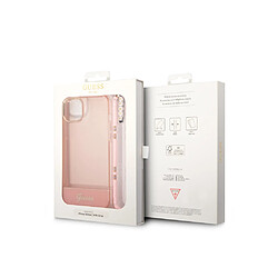 Avis Guess Maroquinerie Guess Coque pour Apple iPhone 14 Colors avec lanière perlée Rose