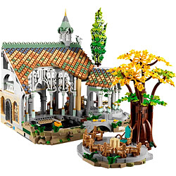 Lego 10316 Icônes Seigneur des Anneaux Fondcombe Multicolore pas cher