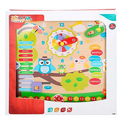 COLORBABY Jeu éducatif en Bois hiboux (42737) pas cher