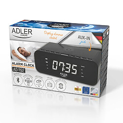 Réveil radio FM avec chargeur sans fil et Bluetooth - Adler AD 1192B pas cher