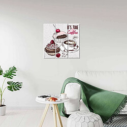 EPIKASA Impression sur Toile Cupcake, Marron, Polyester, 69x3x50 cm