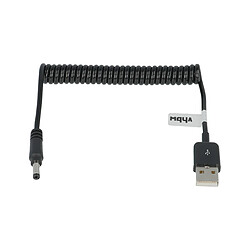 vhbw Câble USB de chargement compatible avec Panasonic HC-V100, HC-V100MGK, HC-V130, HC-V160, HC-V180, HC-V210M caméra, camcorder, noir