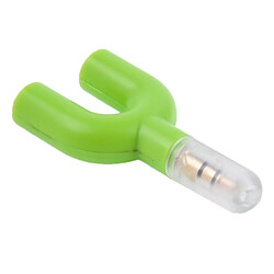 Acheter Wewoo Dédoubleur Adaptateur Jack vert 3.5mm Stéréo Mâle à Double 3.5mm Femelle Splitter