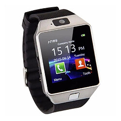 NC DZ09 Montre Argent Intelligente Numérique Bluetooth