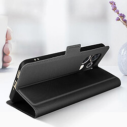 Acheter Avizar Étui pour Oppo Reno 8 5G Portefeuille Support Finition Striée Slim Noir / Gris