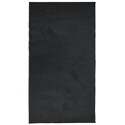 vidaXL Tapis OVIEDO à poils courts noir 80x150 cm