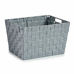 Kipit Panier à linge Gris Tissu 10 L 25 x 20,5 x 35 cm (12 Unités)