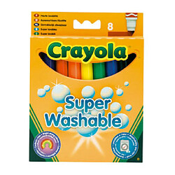 Crayola 8 Feutres a colorier Ultra Lavable