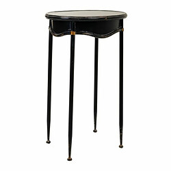 Jeu de 2 tables Alexandra House Living Noir Métal 75 x 75 x 50 cm pas cher