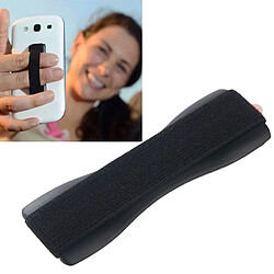 Wewoo Support Holder noir pour iPhone, Galaxy, Sony, Lenovo, HTC, et autres Smartphones Porte-téléphone Finger Grip,