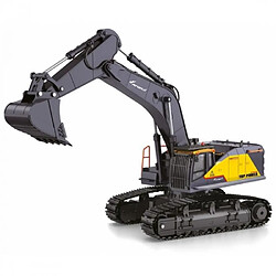 Excavateur Engin de Chantier Pelle RC METAL V1 1:14 2,4 GHZ Lumière et Son