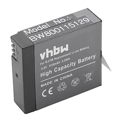 vhbw Li-Ion batterie 910mAh (3.8V) pour appareil numérique camescope comme SJCam SJ7B