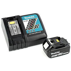 Makita DPT 353 RM1J 18 V Li-Ion Cloueur sans fil en coffret Makpac + 1x Batterie 4,0 Ah + Chargeur