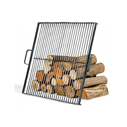 Farm-Mdlt Grille de cuisson carrée pour brasero en acier