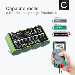 Batterie pour Karcher K 50, K50 1.258-409.0, K 85, K50 1.258-101.0 3000mAh de CELLONIC