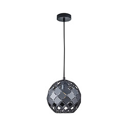 Luminaire Center Suspension Paulela Acier Noir