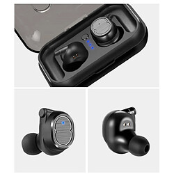 Chrono Mini True Wireless Bluetooth 5.0 Earbuds Twins Headset Earphone Headphone for Mobile Smart Phone(Blanc)