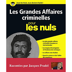 Les grandes affaires criminelles pour les nuls - Occasion