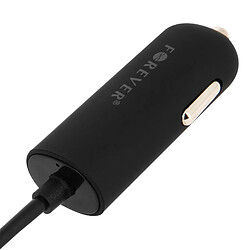 Chargeur allume-cigare 2,1A connecteur Micro-USB - Câble intégré 1.20m Forever