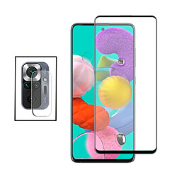 PHONECARE Kit Film Caméra Arrière + Film de Verre Trempé 5D Full Cover pour Xiaomi Redmi Note 10 Pro