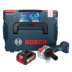 Bosch GWX 18V-7 Professional Meuleuse angulaire sans fil 125mm Brushless X-LOCK 18V + 1x Batterie 5,0 Ah + Coffret - sans chargeur