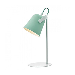 Luminaire Center Lampe de table Effie blanc mat,Vert mat 1 ampoule 37cm