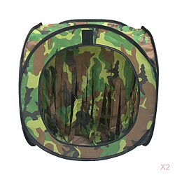 2x 3 Couches Légères Pliables Portables Pour La Pratique Du De Chasse