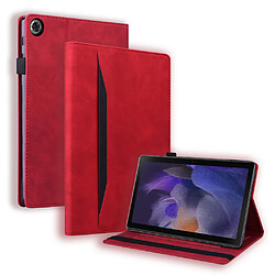 Etui en PU avec support rouge pour votre Samsung Galaxy Tab A8 10.5 (2021)